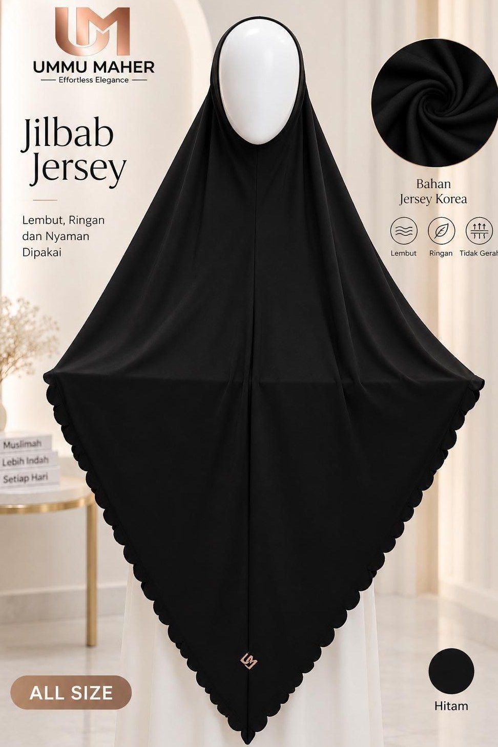 JILBAB JERSEY 9.9 KHUSUS JILBAB JERSEY UMMU MAHER LIVE EKSLUSIF TANAH ABANG TUM
