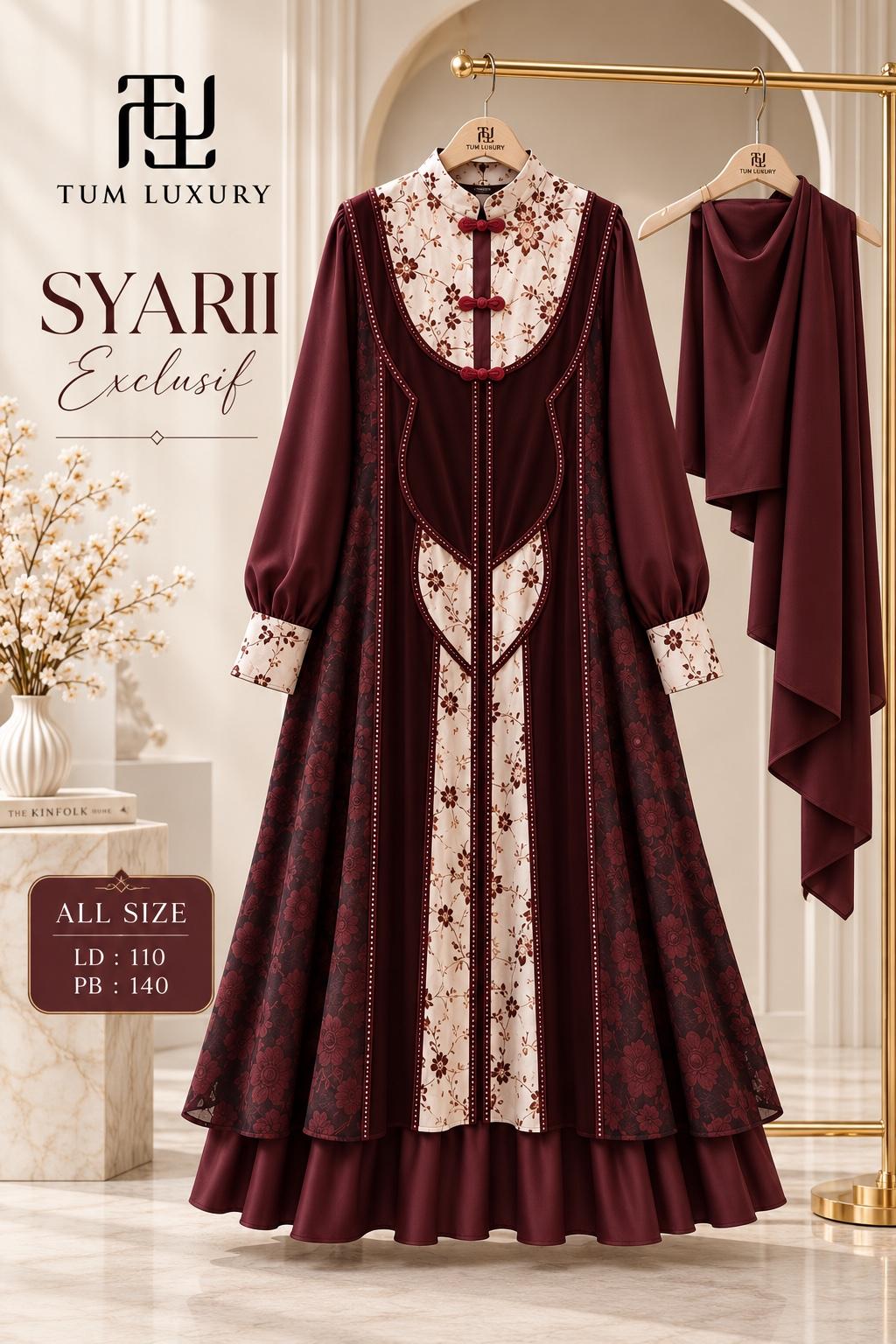 [ KODE TL AKH 1 SERIES NAURA ] 9.9 PREE ORDERR SYARI TUM LUXURY LIVE EKSLUSIF UMMU MAHER