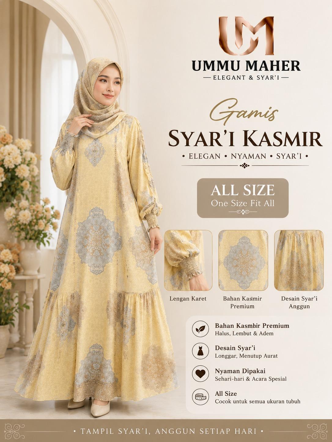 [ TL KASHMIR SERIES KAJOL ] PREE ORDER SEPESIAL SYARI TUM LUXURY UMMU MAHER