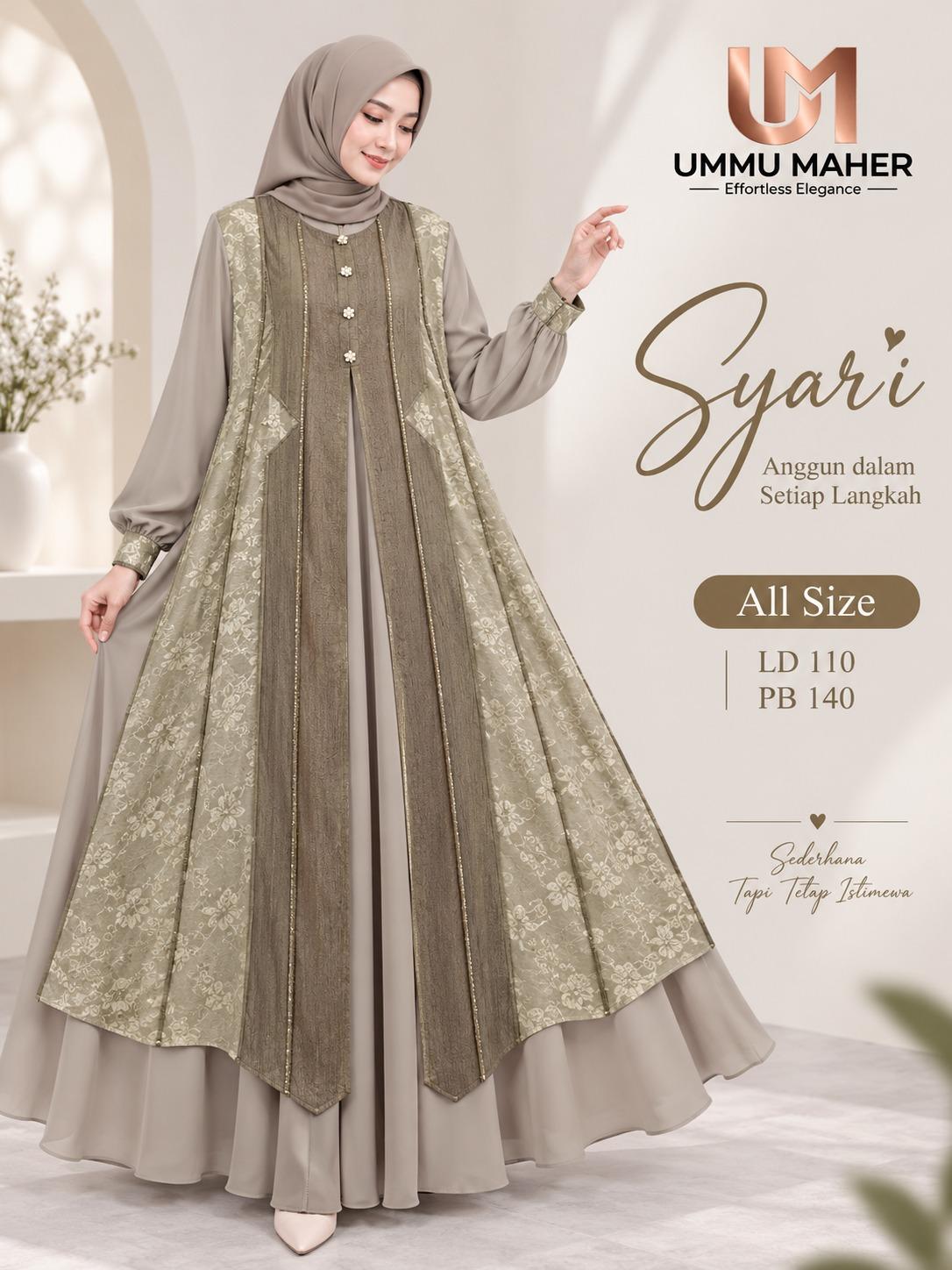 [ PO 4 UMMU SERIES KHUMAIRA ] SYARI UMMU MAHER R035 LIVE EKSLUSIF UMMU MAHER